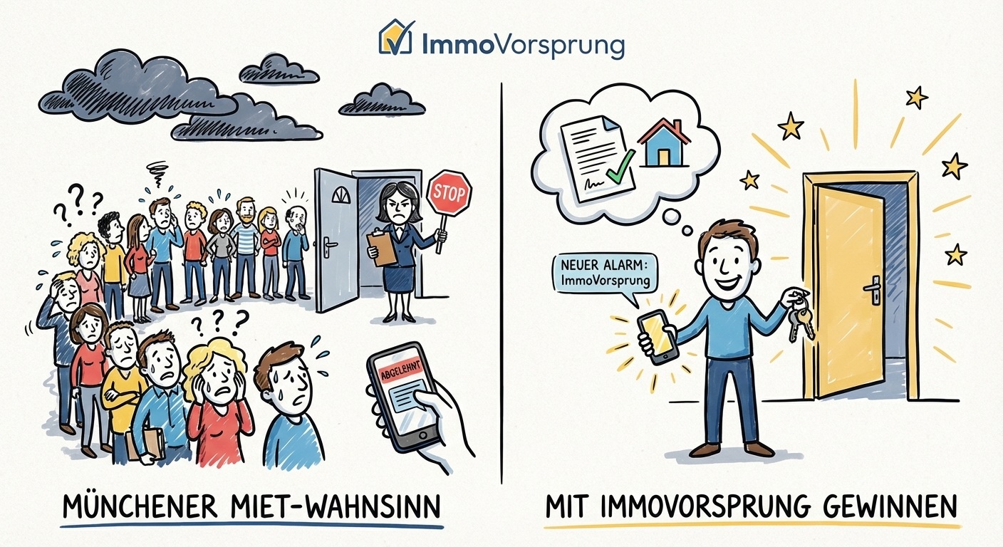 Münchener Miet-Wahnsinn: Warum Glück allein keine Strategie ist (und wie du trotzdem gewinnst)