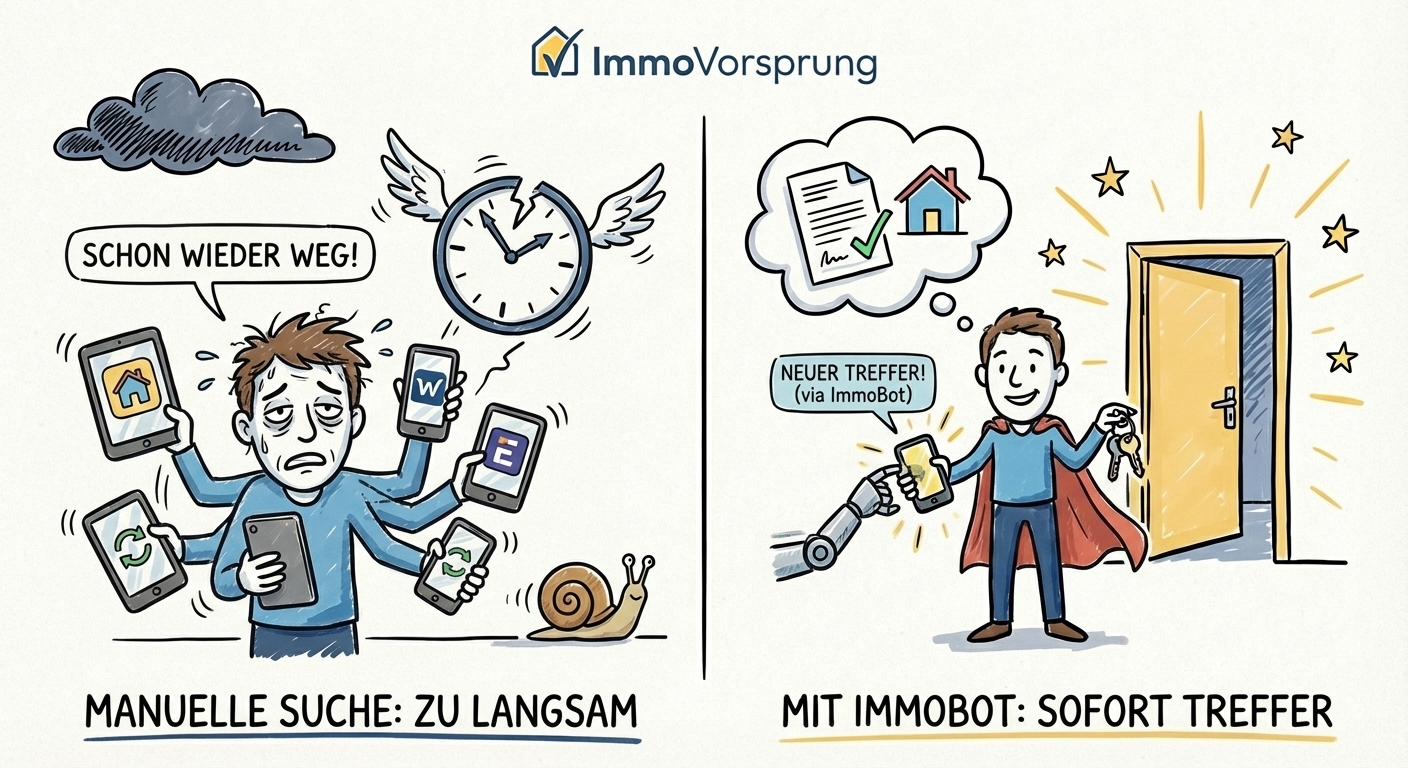 ImmoBot, ImmobilienBot oder Wohnungsbot: Warum du ohne digitale Hilfe den Kürzeren ziehst