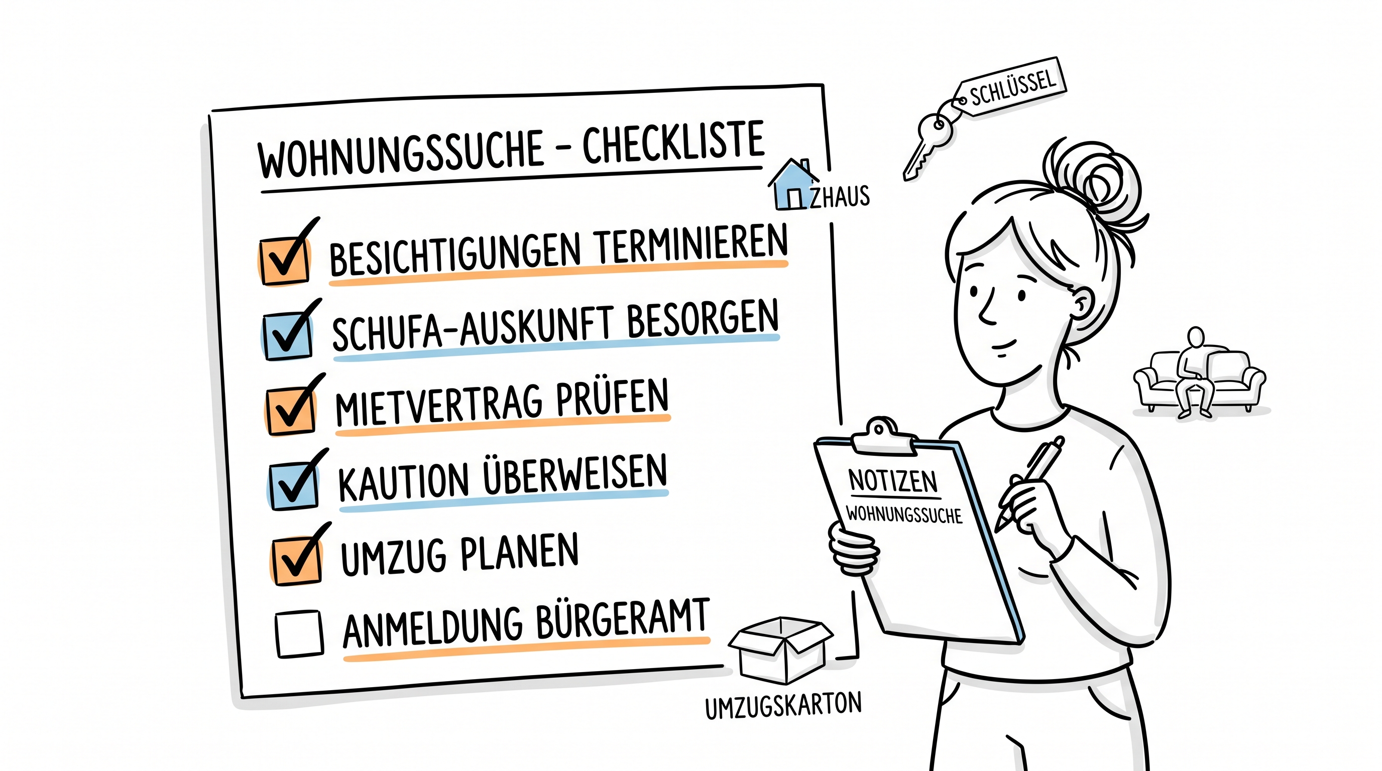 Arbeitsvertrag als Mieter vorlegen: Tipps