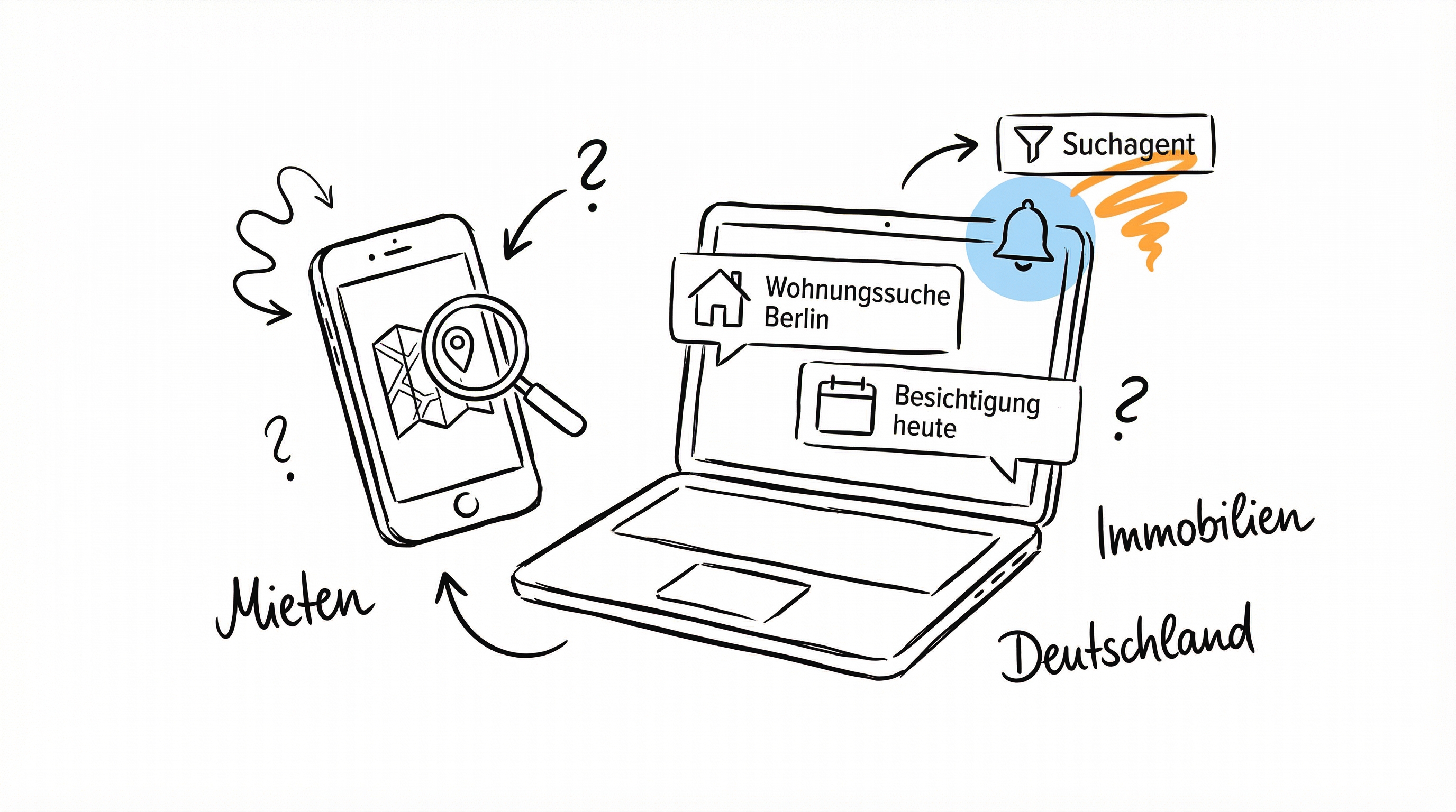 Benachrichtigungen für neue Wohnungen einrichten