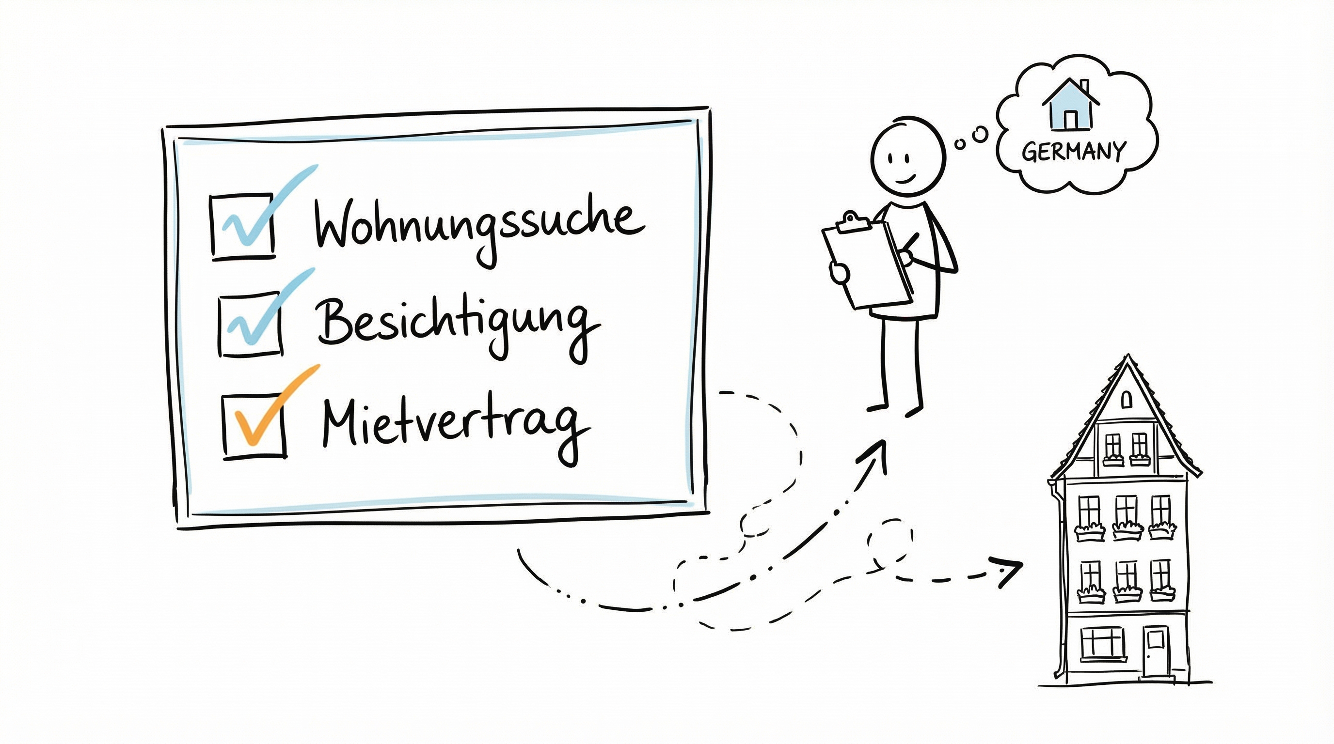 Bewerbungsmappe für die Wohnungssuche erstellen