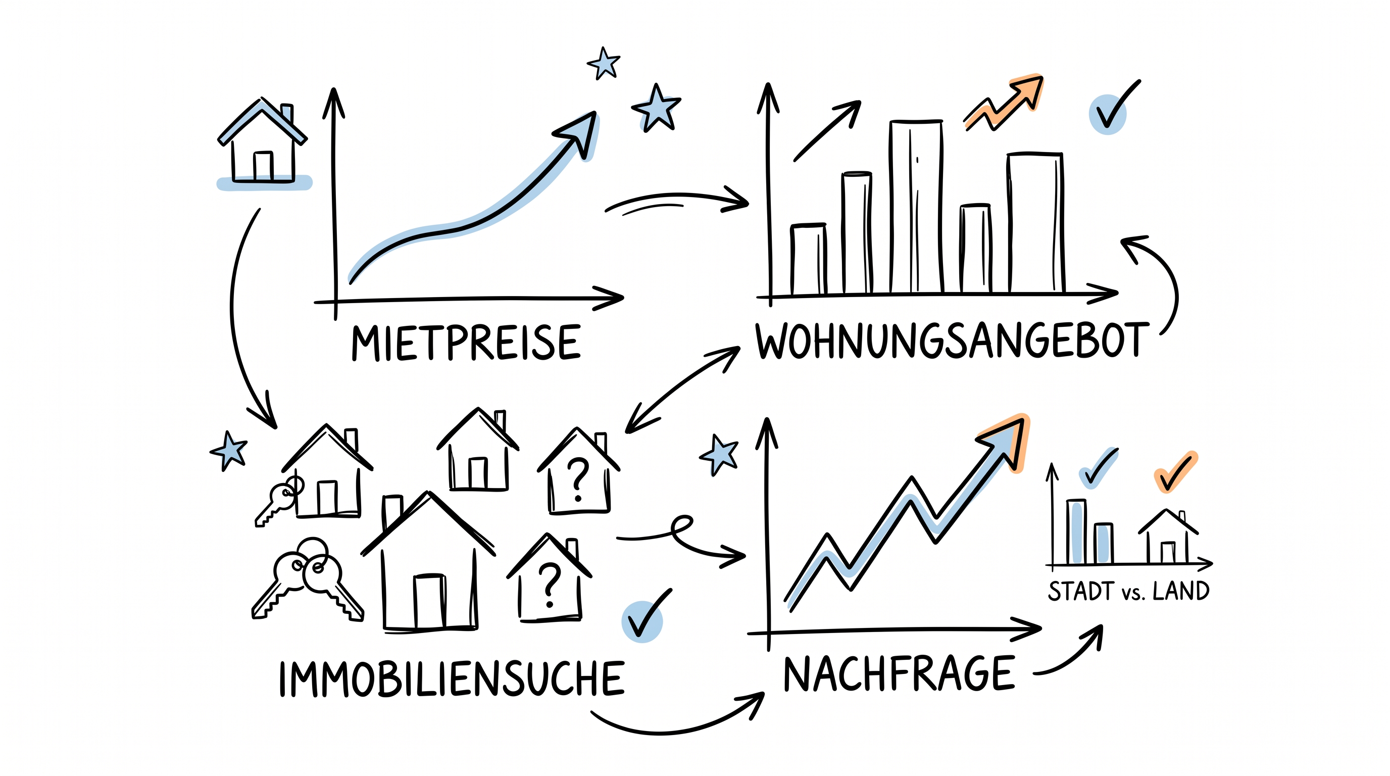Mietmarkt Süddeutschland: Bayern und Baden-Württemberg