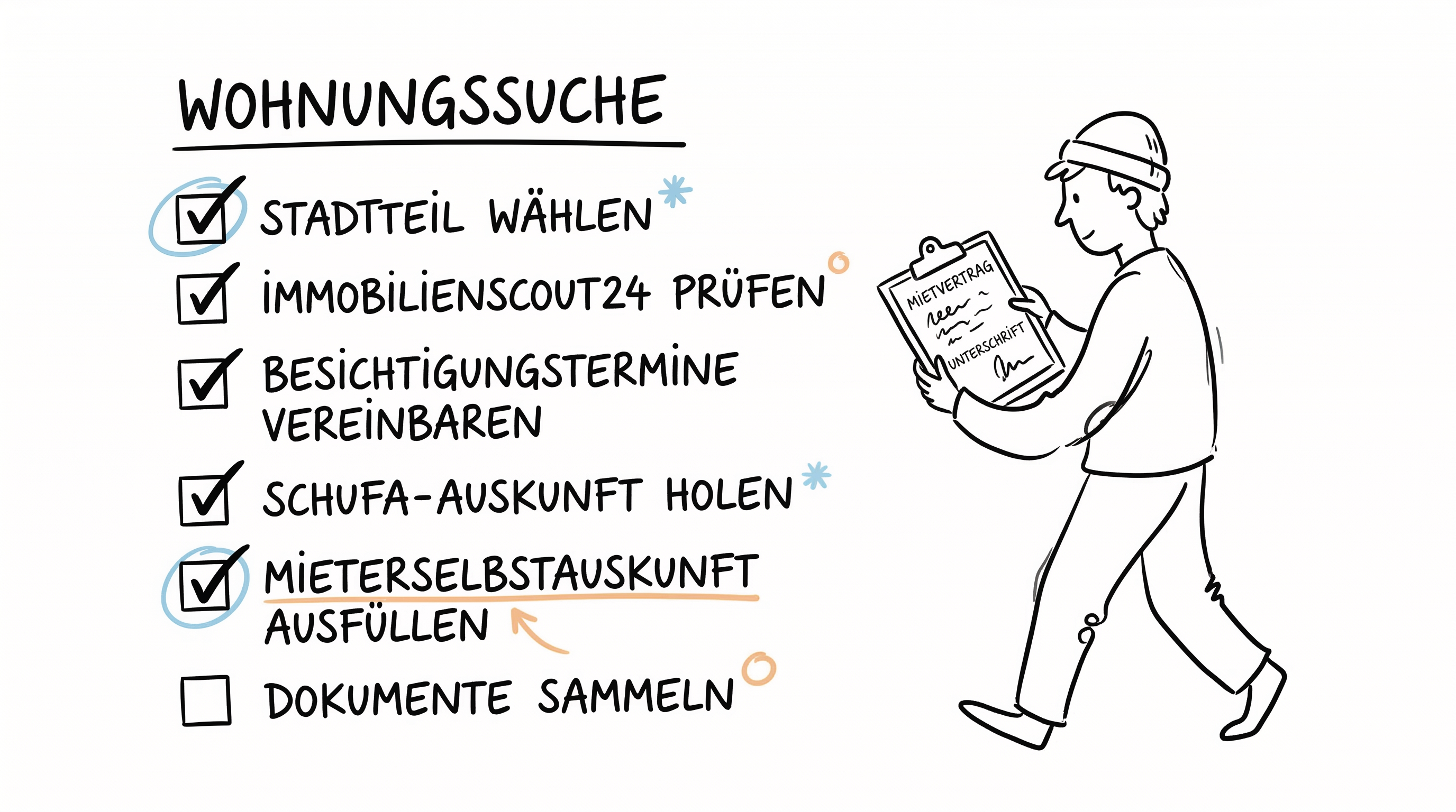 Mietschuldenfreiheitsbescheinigung beantragen