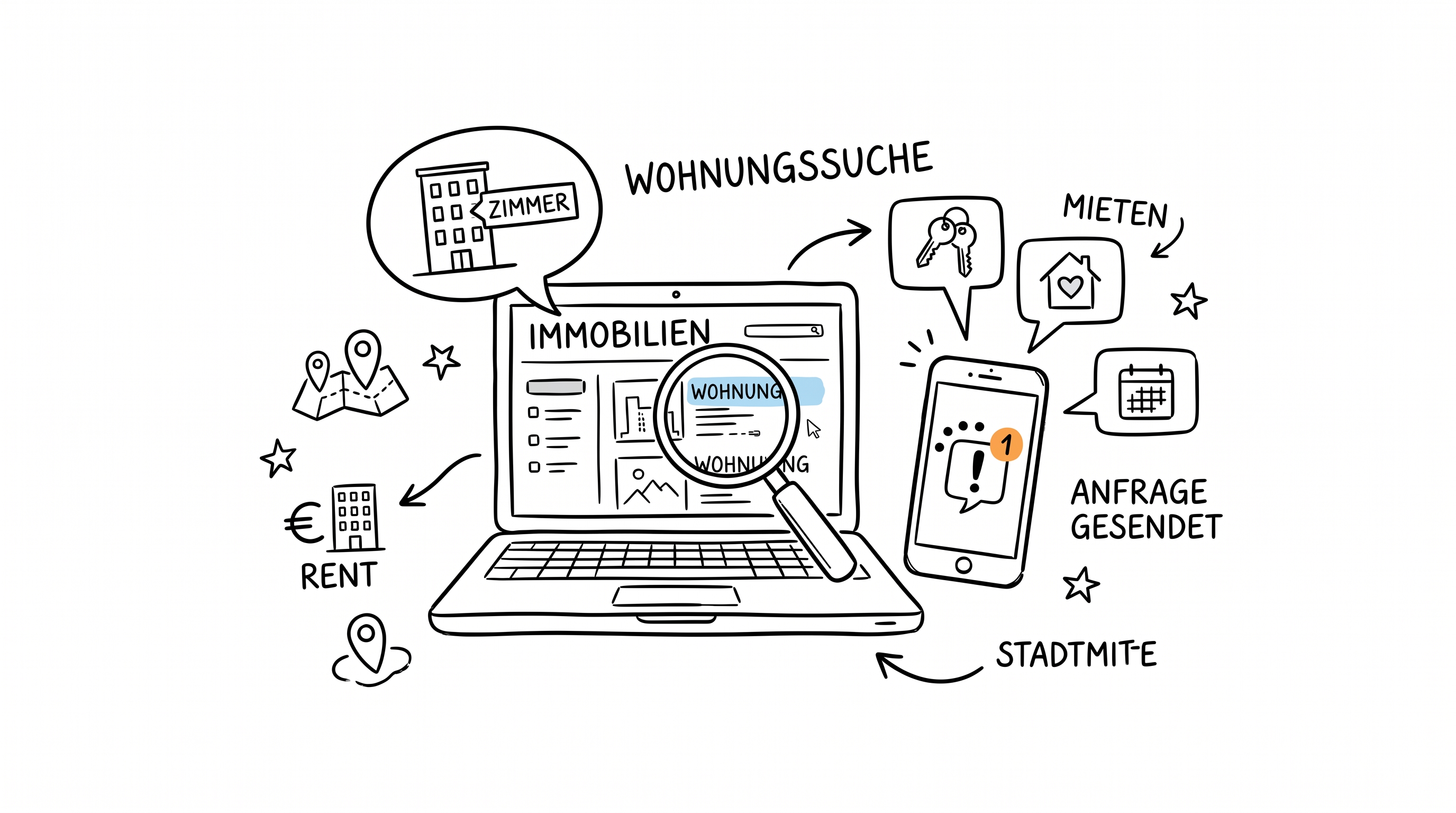 Pendlerfreundliche Wohnungen finden